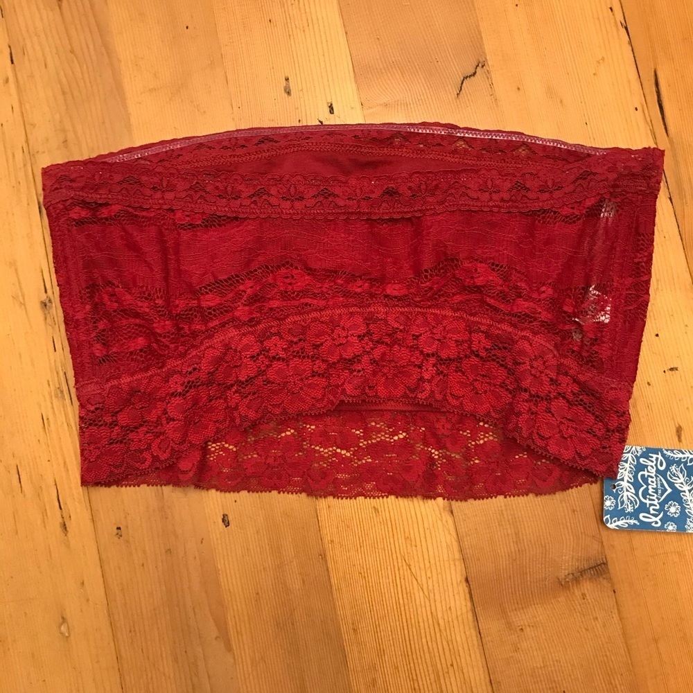🌺FREE PEOPLE Lace Bandeau Bralette - Picture 2 of 7